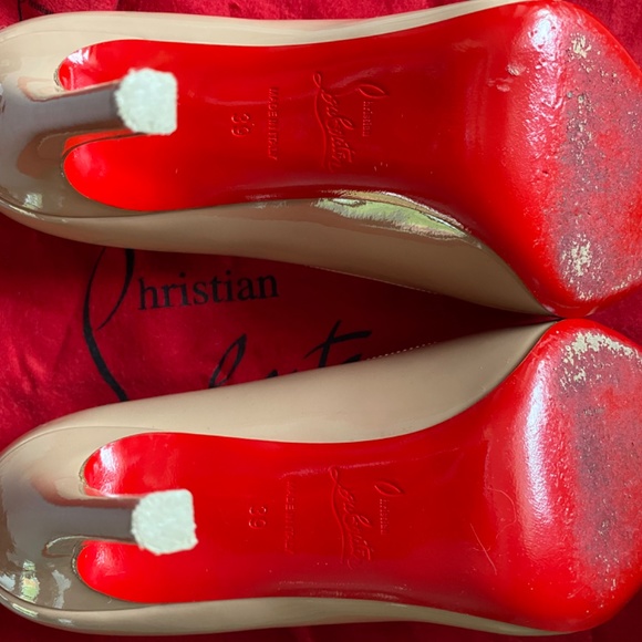 Authentic Christian Louboutin Pigalle 100 Patent Size 39 - Picture 9 of 14